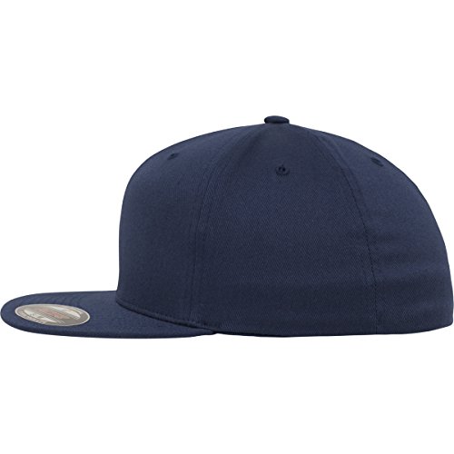 417mVCkfVHL.jpg Flexfit Flat Visor Gorras Unisex Adulto Azul marino