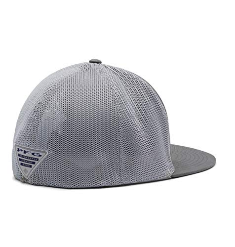 418pJE1WpeL.jpg Columbia PFG Malla Visera Plana Bola Cap Titanium Fish Flag