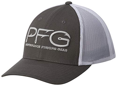41BVI6w2BumL.jpg Columbia Gorra de Bola de Malla PFG Unisex Grill Hook