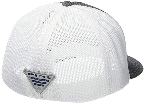 41BrWnGPjNL.jpg Columbia PFG Mesh Fish Flag Ball Cap - Gorra Unisex Adulto Grill Heather White US Fish Flag