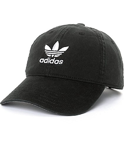 41BtY5Jv22L.jpg Adidas Originals Relaxed Strapback Baseball Hat Trefoil Logo Youth Fit One Size