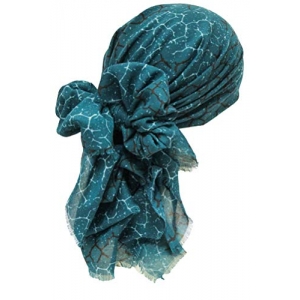Deresina 's Bufandas de cabeza cuadrada para mujer Mármol verde azulado
