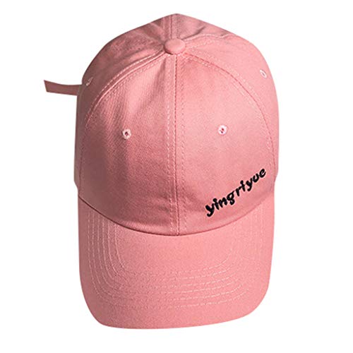 41E3FMiDatL.jpg Negro Gorra de Béisbol Ajustable Moda Unisex Bordado Liso Respirable Gorra de Color Sólido Deportiva Caza Pesca Actividades al Aire Libre Casual Hip Hop Sombrilla Sombreros Multicolor B