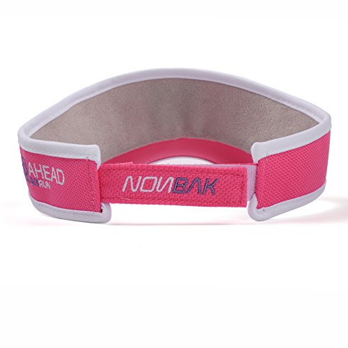 41EKeG2BAijL.jpg Nonbak Visera/Visor Unisex Talla única Muy Ligera Running, Deportes Outdoor Rosa