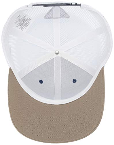 41EWpX-MwfL.jpg Columbia PFG Mesh Snap Back Ball Cap - PFG - Tapa de Bola Trasera de Malla Mujer Carbono Blanco Colmillo Marlin