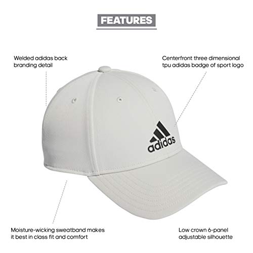 41Ffx1ynCHL.jpg Adidas Decision Structured Cap Gorras De Béisbol Para Hombre Grey/Black