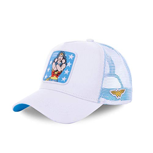 41GOiJwInIL.jpg Capslab Baseball Gorra Mujer Cap Trucker DC Comics Wonder Woman WON 1