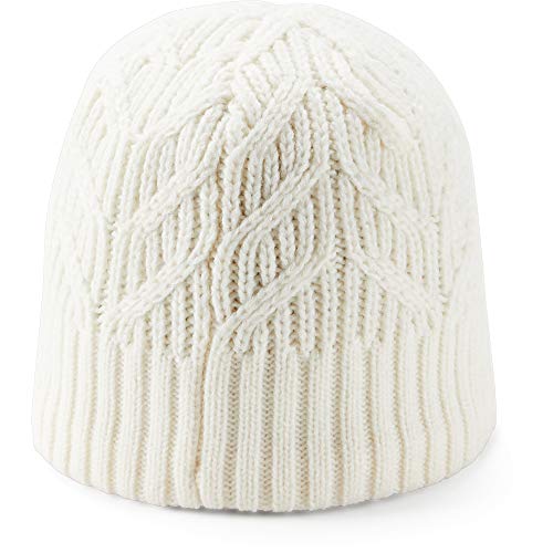 41I24cU1tbL.jpg Under Armour Women Around Town Beanie - Gorro Sombrero Mujer Marfil