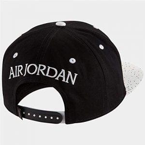 NIKE Air Jordan Gorra para Hombre - sintético Negro Blanco