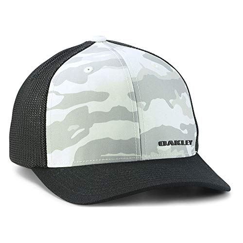 41JG6qbfCzL.jpg Oakley Indy - Gorra elástica Gris Camo
