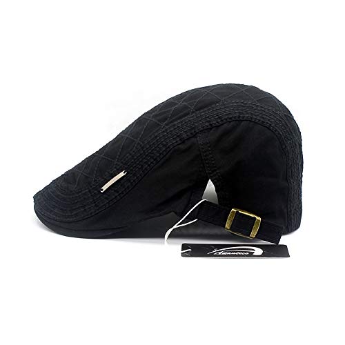 41JfOkw9DSL.jpg Adantico Unisex Boina Sombrero Negro