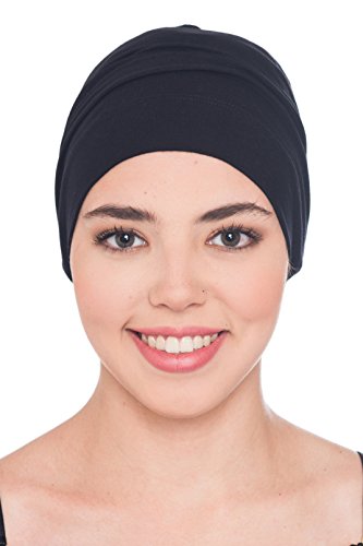 Gorro Para Quimioterapia Gorro Oncológico De Algodón Y Bambú - Con Brillantes, Talla Única, Para Quimioterapia Y Pérdida De Cabello Gorro Bambú Oncología