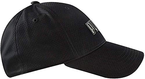 41JkcPM0kWL.jpg PUMA Gorra de ajuste elástico para hombre Negro Gris