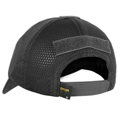 41JyoNcwDRL.jpg Condor Gorra táctica de Malla Negro camo