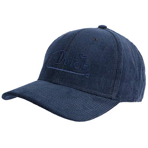 41LDb3d2gYL.jpg Von Dutch Gorra azul de terciopelo para béisbol de Peter Azul
