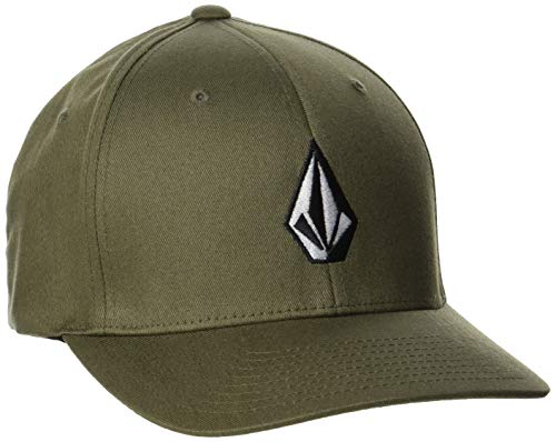 41LFJbOxHLL.jpg Volcom Full Stone Xfit Gorra de béisbol para Hombre Verde Caqui