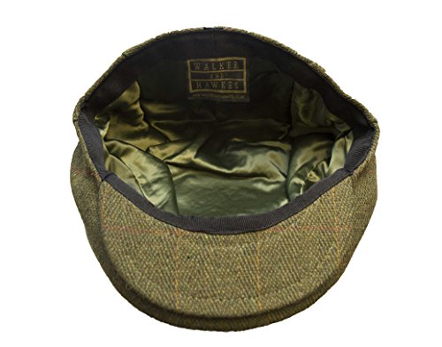 41MdUxRANtL.jpg Walker and Hawkes Boina Unisex de Tweed Gorra de Estilo campiña Inglesa Ideal para la hípica y la Caza
