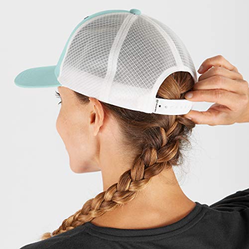 41N89hJJwlL.jpg Salomon Trucker Curved Cap - Gorra Unisex Adulto Harbor Gray
