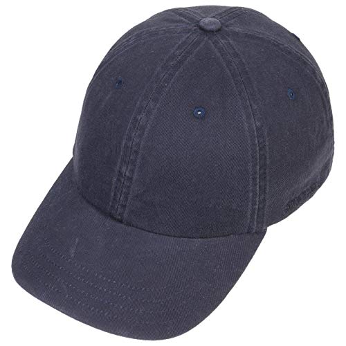 41NzKlE7L2L.jpg Stetson Gorra de Béisbol Rector Mujer Hombre - Protector UV Sol Hebilla Metal con Visera Verano Invierno Azul Oscuro