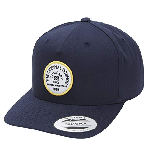 41O8Q6m87KL.jpg DC Shoes Badger Gorra con Cierre Ajustable a presión para Hombre ADYHA04043 Azul Blue