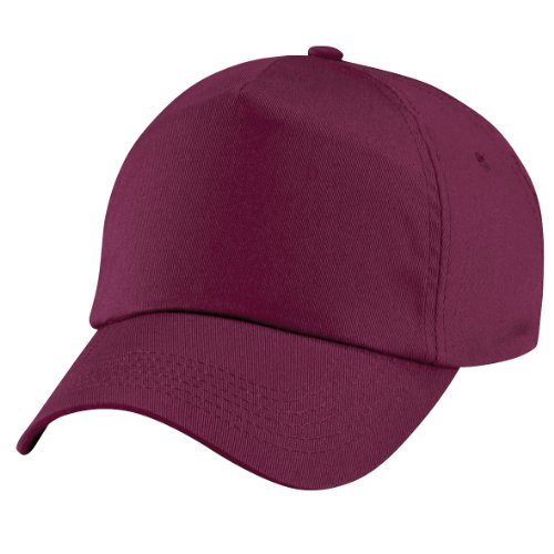 41OMs-hKY8L.jpg Beechfield - Gorra Visera Básica - 5 paneles Rosa pastel