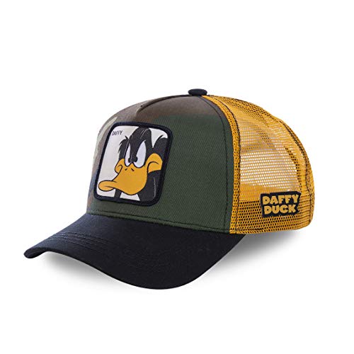 41P-WFVcgyL.jpg Capslab Daffy Duck Trucker Cap Looney Tunes Camuflaje