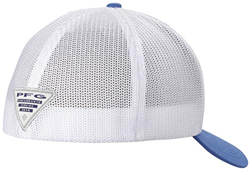 41QB1ytBvnL.jpg Columbia PFG Mesh Gorra Ajustada Hombre Azul