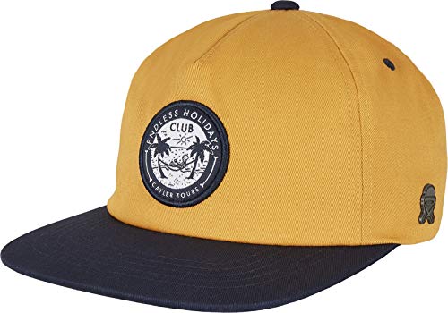 41QSA8-9khL.jpg Cayler & Sons Baseball Kappe C&S CL Holidays Strong Deconstructed Cap Gorra de bisbol Amarillo Negro Talla única Unisex Adulto