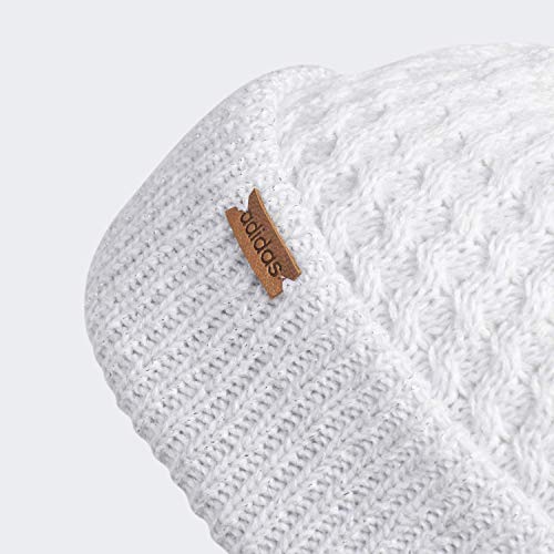 41Qpv77CIHL.jpg Adidas Twilight Ii Lurex Ballie - Gorro Para Mujer Blanco/gris plateado