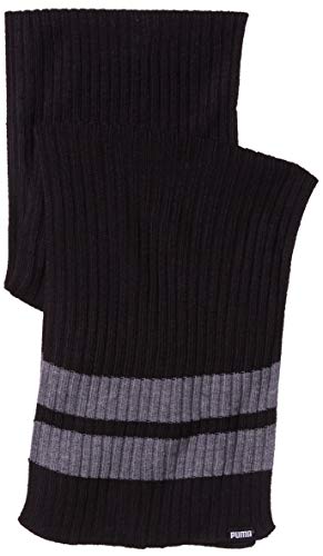 41RLKF7-0bL.jpg PUMA Men Evercat Beanie and Scarf Set Black One Size
