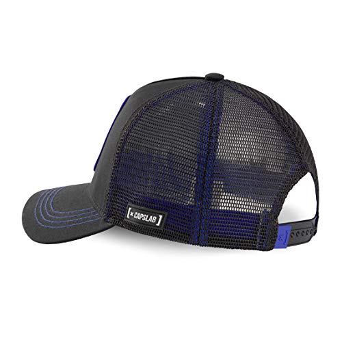 41T0JV514yL.jpg Capslab Gorra de béisbol para Hombre Saint Seiya Hyôga du Cygne Noir