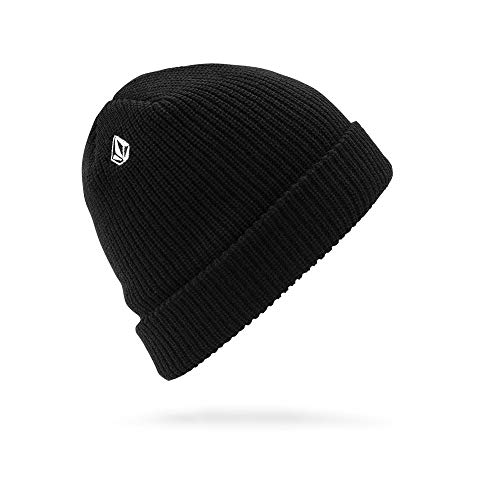 41TYrt1LOeL.jpg Volcom Full Stone Beanie Gorro de Punto para Hombre Negro