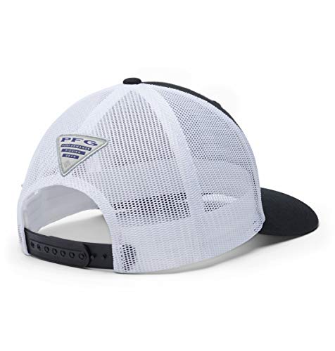 41TmBW6TCcL.jpg Columbia Gorra de Bola de Malla PFG Unisex Canadá Negro