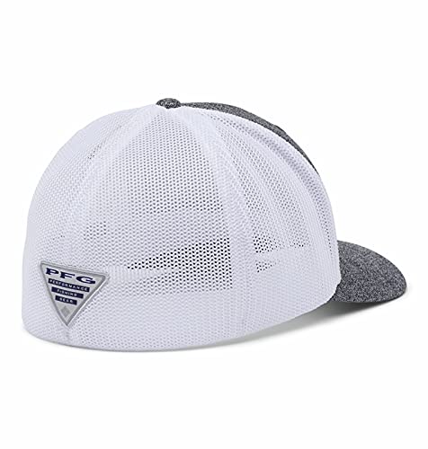 41UTGR7EZYS.jpg Columbia PFG Mesh Fish Flag Ball Cap - Gorra Unisex Adulto Grill Heather White US Fish Flag