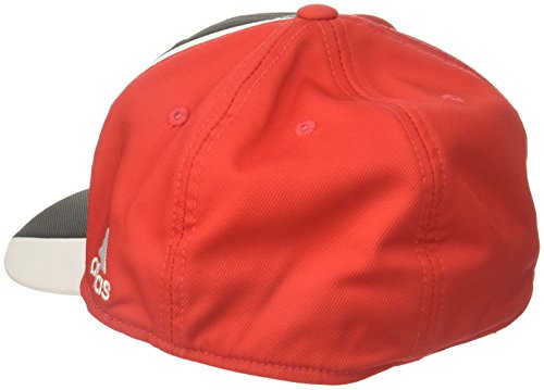 41WL0zmh2BlL.jpg Adidas Curved Visor Flex Cut 'N Sew Visera Curvada Flexible Para Hombre gris/rojo
