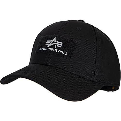 41Wztu493pS.jpg Alpha Industries Gorra reflectante VLC II Negro