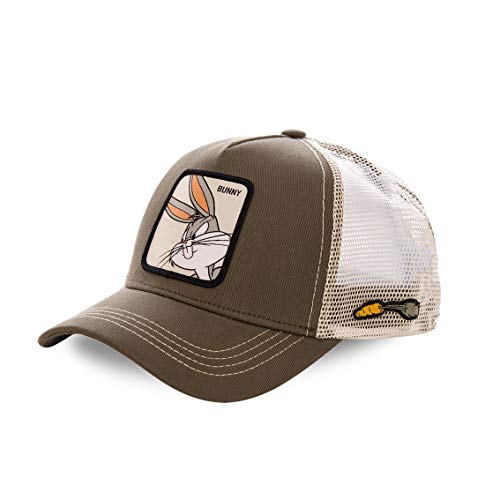 41XEwgWy6KL.jpg Capslab – Gorra tipo béisbol de los Looney Tunes TAZ 13