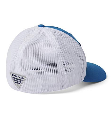 41XLcX52BbaL.jpg Columbia PFG Mesh Hooks Ball Cap - PFG - Gorra de Malla con Ganchos Unisex Adulto Plata