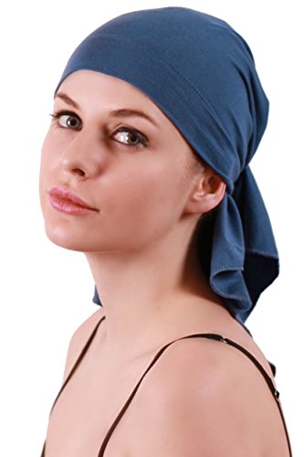 41XcIXqQKqL.jpg Deresina Headwear Bufanda para Mujer Caroline Azul