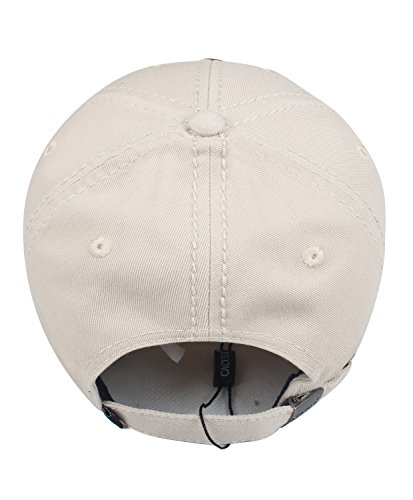 41ZNHDOOtAL.jpg CACUSS Sombrero de golf estructurado con cierre de hebilla ajustable para deportes de vela para Hombres Beige