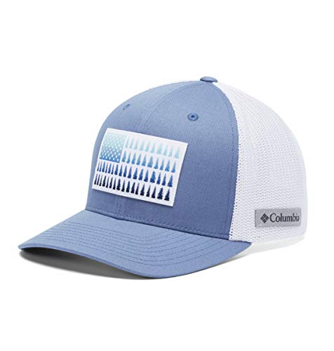 41apfDxRrPL.jpg Columbia Mesh Tree Flag Ball Cap - Turbantes Hombre Bluestone White