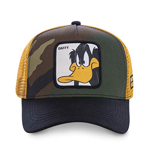 41bd5pkFsyL.jpg Capslab Daffy Duck Trucker Cap Looney Tunes Camuflaje