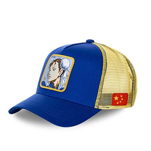 41bjpJFj1hL.jpg CAPSLAB Gorra de béisbol para Hombre Street Fighter 2 Chun-Li