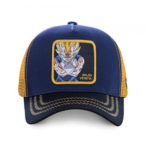 Capslab - Gorra de béisbol, diseño de Dragon Ball Z Majin Vegeta Azul