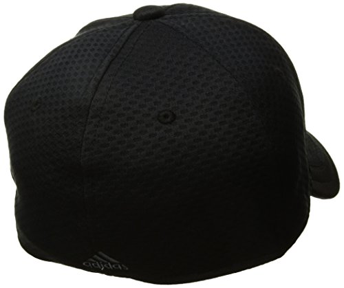 41cvh-yJkpL.jpg Adidas Gorra Estructurada De Ajuste Elástico Para Hombre negro