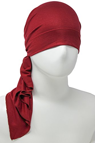 41dGAJRnTfL.jpg Deresina Headwear Bufanda para Mujer Borgoña