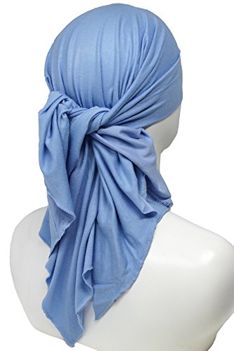 41dm22wEvFL.jpg Deresina Headwear Bufanda para Mujer Bebe Azul