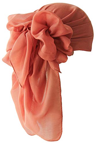 41dqJmCueTL.jpg Deresina Pañuelos cuadrados para cabeza para diario para pacientes de quimio Caramel