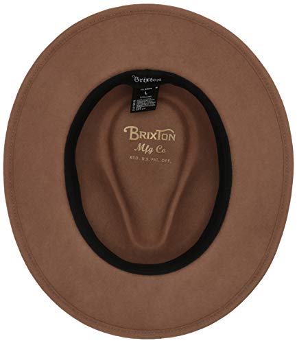 41exLMidEBL.jpg BRIXTON Hat Messer Tabaco