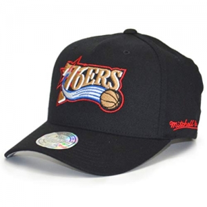 Mitchell & Ness Philadelphia 76ers INTL132 110 Curved Eazy NBA Flexfit Snapback Cap One Size